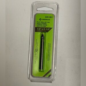 🔸Greenlee Pilot Drill Bit🔸